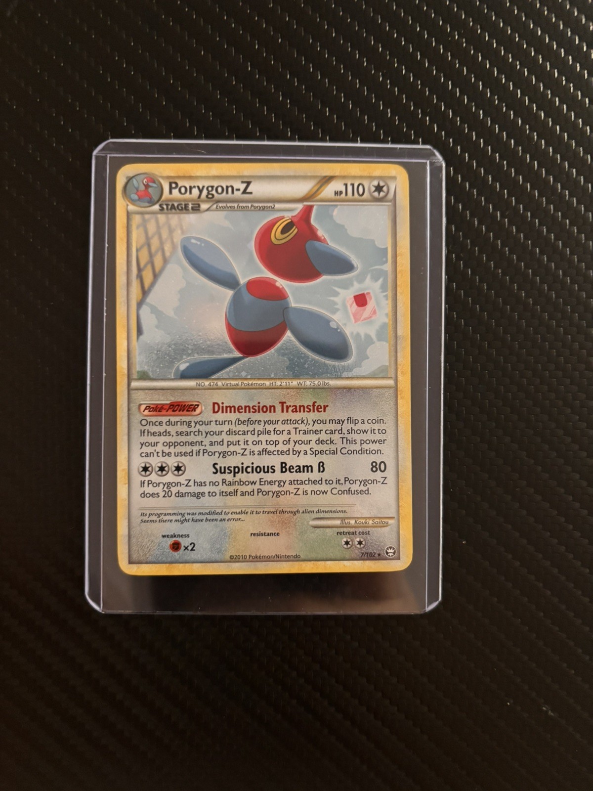 Porygon-Z 7/102 Triumphant Holo Rare NM Near Mint