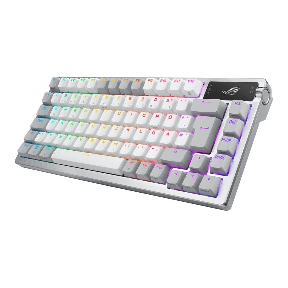 ASUS ROG Azoth White RGB Gaming-Tastatur: Ultimatives Tipperlebnis für Gamer - Bild 3 von 4