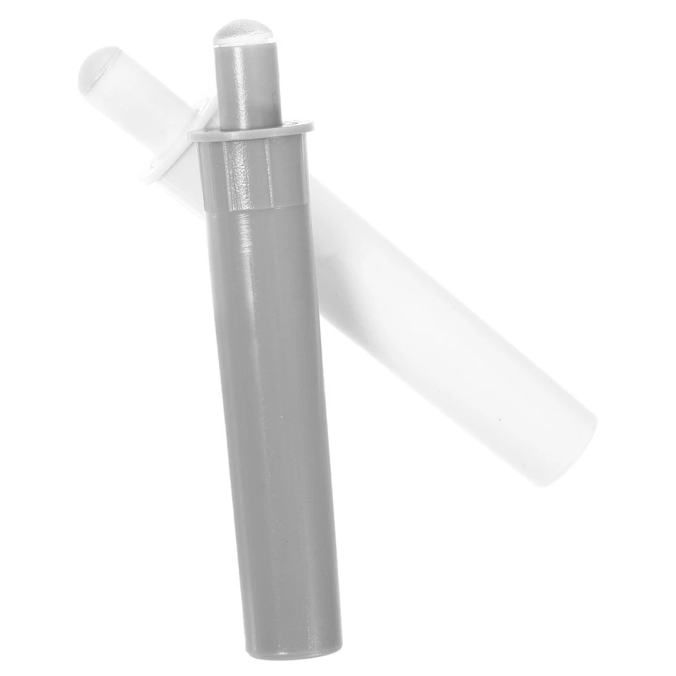 2 Pcs Loquet À Pousser Accessoire De Porte D'armoire En Plastique Amortisseur - Photo 3/4