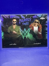 2026 Topps Chrome WWE Family Tree Seth Rollins Becky Lynch FAM-RL