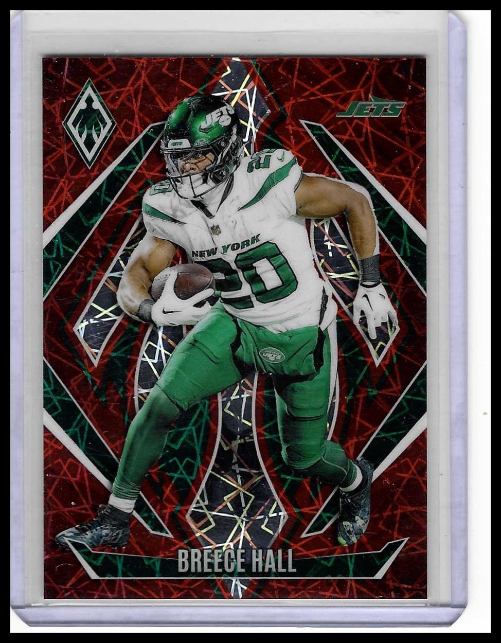 2024 Panini Phoenix #16 Breece Hall Red Lazer #/199