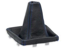 SCHALTMANSCHETTE FUR MERCEDES W176 A-Classe SCHALTSACK ECHTELEDER NAHT BLAU