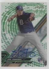 2017 Topps High Tek Green Rainbow Auto 65/75 Joe Jimenez #HT-JJ Auto 0ws