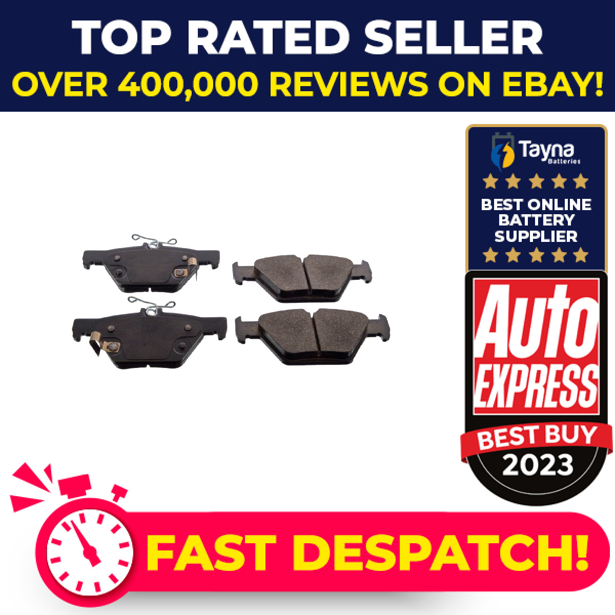 Brake Pads Set Rear ADS74237 Blue Print 26696AL000 D18089043 Quality Guaranteed