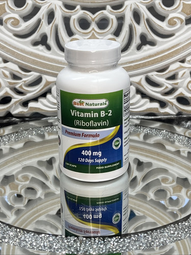 Best Naturals Vitamin B2 Riboflavin 400 mg 120 hochfeste Kapseln - Bild 2 von 5