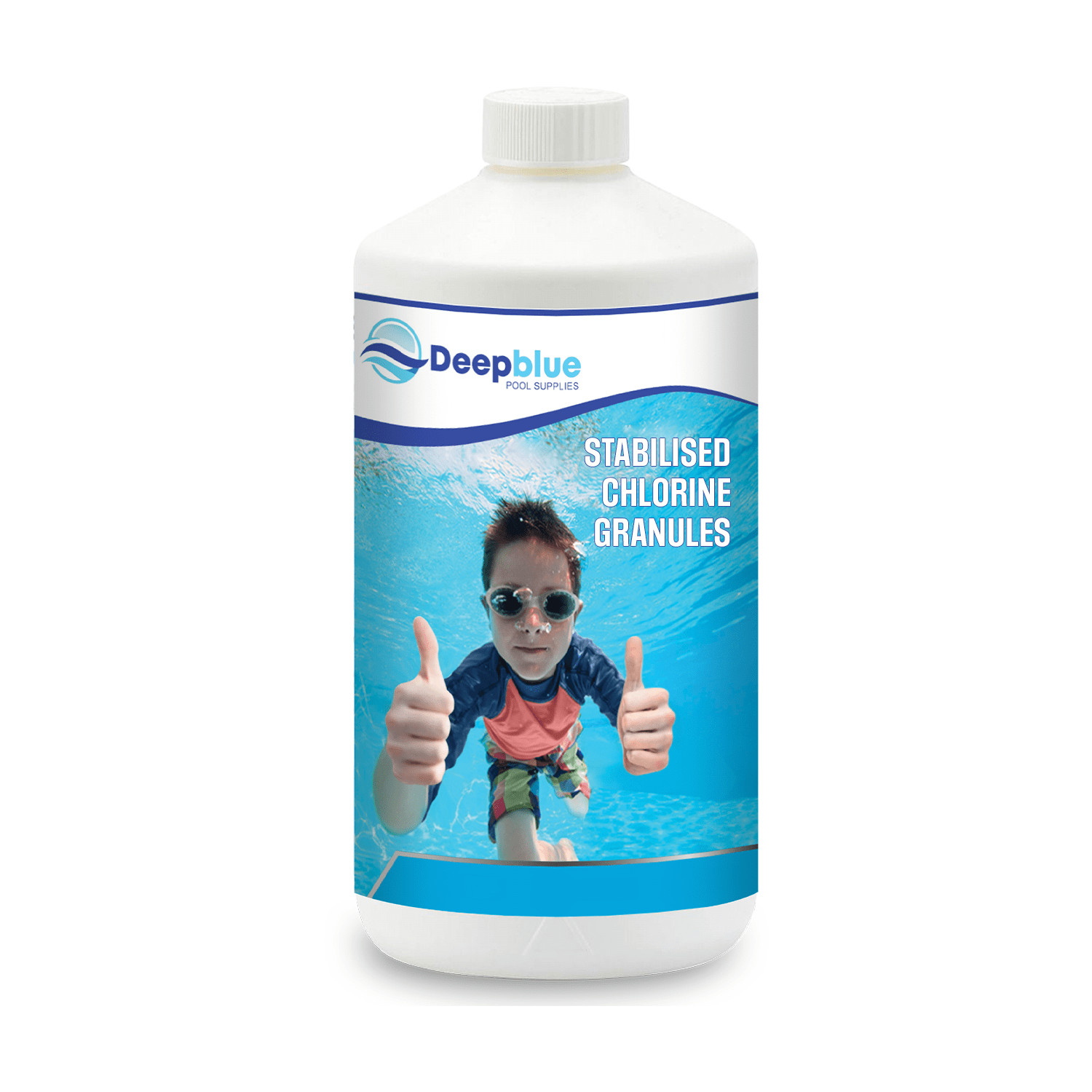 Deep Blue Pro - Gránulos de cloro estabilizado 1 kg disolución rápida neutro PH QU...