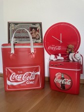 Coca Cola Sammlung - Kühltasche / Kühlbox Radio / Wanduhr / Spiegel / Plüschtier