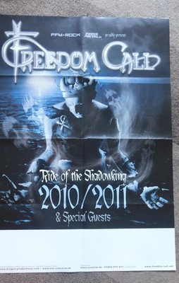 Freedom Call ride of the Shadonking 2010/2011 -  orig. Konzert Plakat 