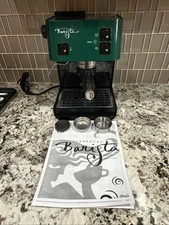 Starbucks Barista Saeco Italy Espresso Machine SIN006 Rare Green Complete Nice!