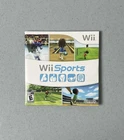 Wii Sports Nintendo Wii 2006 Cardboard Sleeve COMPLETE Game Mint Disc TESTED