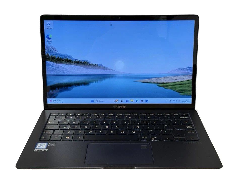 Asus Zenbook S UX391U Laptop 13.3" Quad i7-8550U 16GB 256GB SSD Windows 11 AS2 - Image 3 of 4