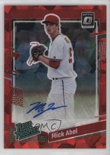2023 Panini Donruss Red Cracked Ice Prizm 7/23 Mick Abel #RPS-MA Auto 7j5