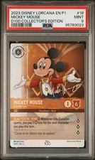 2023 DISNEY LORCANA EN P1-PROMO 18 MICKEY MOUSE - FRIENDLY FACE PSA 9