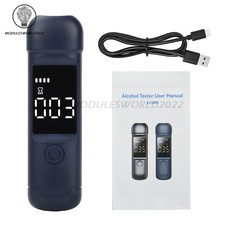 Digital LCD Alcohol Breathalyzer High-Precision Breath Alcohol Analyzer Tester