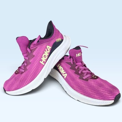HOKA Solimar Women s 9.5B Festival Fuchsia Butterfly Running Shoes