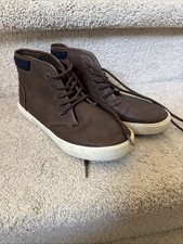 Nautica SIZE 3 Dark Brown Lace-Up Boy's Shoes Boots
