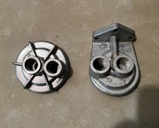 Vertical Inlet Remote Oil Filter Mount And Block Adapter For 34-16 Filters