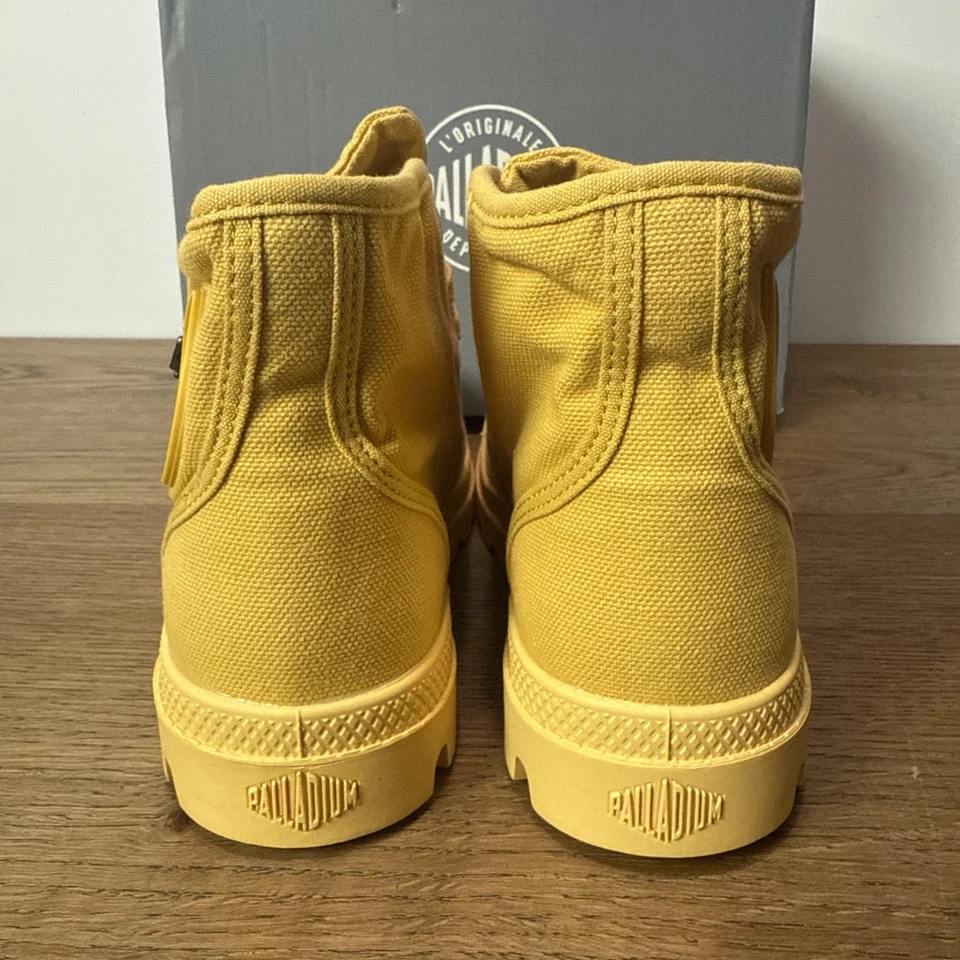 Botas Palladium Pampa Hi V Varsity Caléndula Niños Talla 4 Zapatos Amarillos Foto 4 de 4