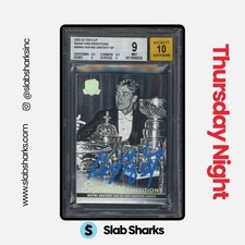 2023 UPPER DECK THE CUP WAYNE GRETZKY SIGNATURE RENDITIONS AUTO BGS 9 AUTO 10