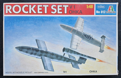 it812/ ITALERI - Rocket Set   Fieseler Fi-103/V1 u. MXY-7 OHKA   1:48   RARITÄT