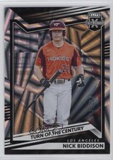 2022 Panini Elite Extra Edition Turn of the Century /122 Nick Biddison #135 0c2
