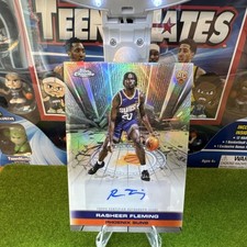 Topps 2025-26 Chrome TAIR-RF Rasheer Fleming Phoenix Suns Rookie Auto Refractor