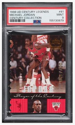 1999 Upper Deck Century Legends Century Collection #81 Michael Jordan /100 PSA 9