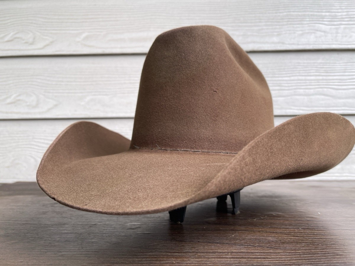 3X Rugged Resistol 7 1/4 Western Cowboy Hat Old Ranch Hand Smokey