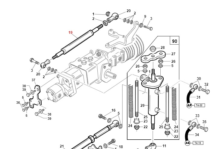 Gianni Ferrari 00.99.00.0221 Ammortizzatore per Trasmissione Turbo 1