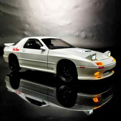 1:24 INITIAL D Mazda RX7 RX-7 Supercar Alloy Model Car Toy Diecast