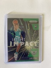2020 Lamelo Ball GREEN Instant Impact Prizm RC!🔥card No. 21 Rookie Card!