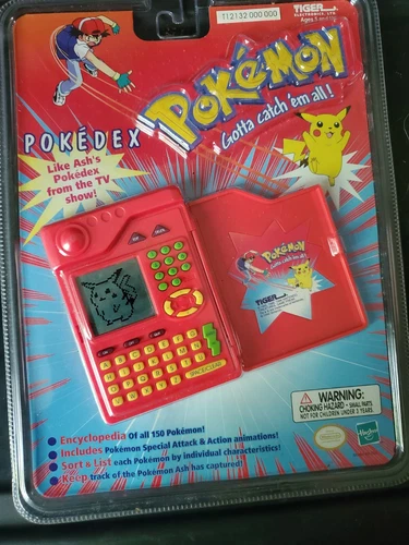 Vintage Tiger Pokémon Pokedex ToY 1999 (Tested)