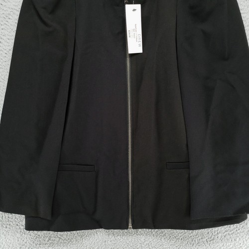 DREW Capelet Jacket Womens M Full Zip Black Stretch $334 NWT - Picture 3 of 19