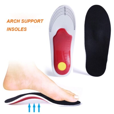 Women Men Orthopedic Shoes Insoles Plantar Fasciitis Arch Support Inserts Pad US