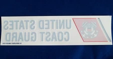 US Coast Guard Window Cling Sticker Inside Of Glass Application