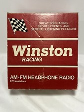 Winston Racing AM-FM Headphone Radio 9 Transistors REPLACEMENT Made in Hong Kong
