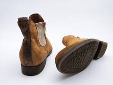 Bottines Femme GABOR Marron Clair Taille 35,5 - Bottillon En Cuir D'occasion