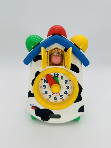 Vintage Little Tikes Clock-A-Doodle Moo Count Down Clock Rare