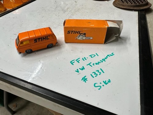 Vintage SIKU 1331 Volkswagen Transporter Bus STIHL 1980s Promo VERY RARE w BOX! - Picture 3 of 8