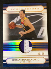 2020-21 National Treasures Bojan Bogdanovic Prime Jersey/25 Utah JAZZ 🏀 Croatia