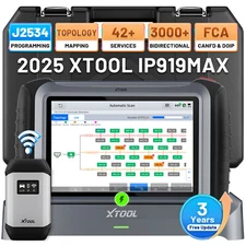 XTOOL IP919 MAX Top J2534 Programming Diagnostic Tool OBD2 Scanner Topology Map
