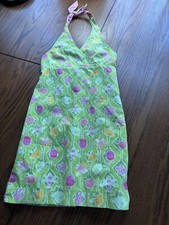 vtg lilly pulitzer girls halter dress ladybugs 7 Fruit