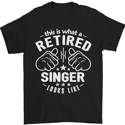 This Is What a Retired Singer Looks Like Herren T-Shirt 100% Baumwolle