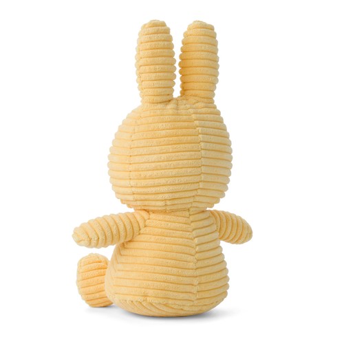 Nijntje & Miffy Kuscheltier Bon Ton Toys Cord sitzend buttercream gelb 23 cm - Bild 3 von 3