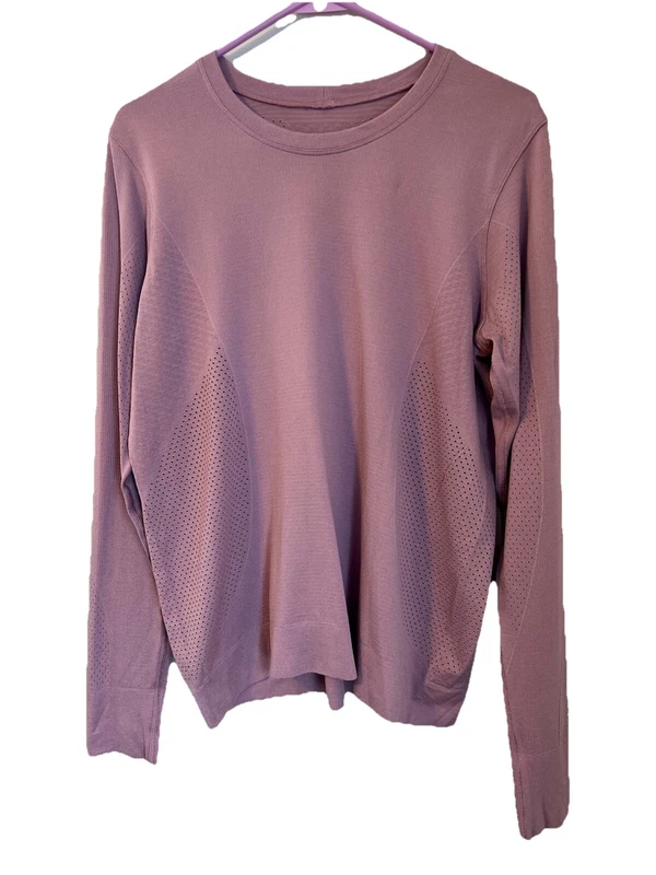 lululemon breeze by seamless run taupe 