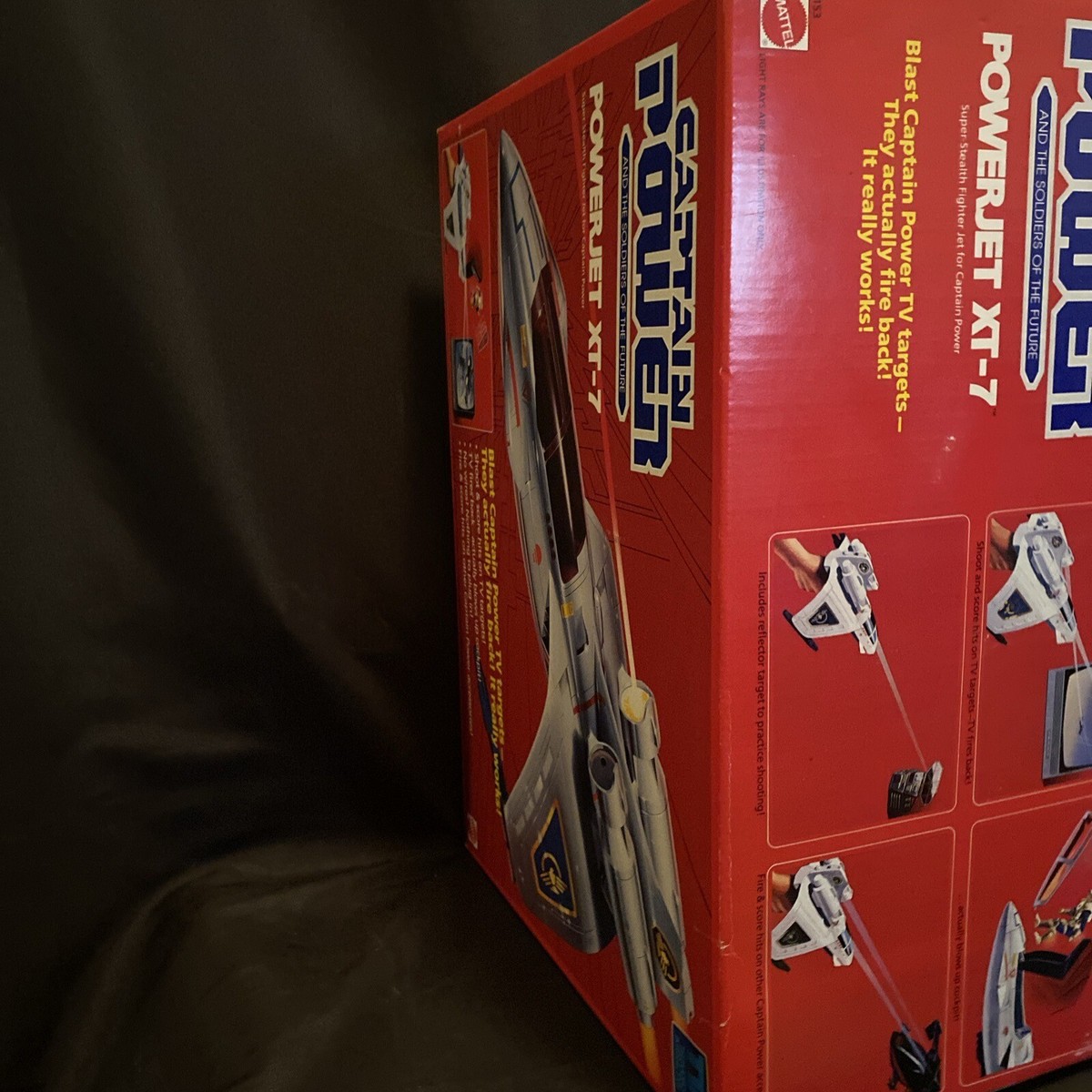 キャプテンパワー　パワージェットXT-7 レトロ Captain Power Powerjet Xt-7 Factory Vintage 1987 Mattel