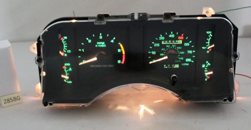 1990-1993 FORD MUSTANG INSTRUMENT CLUSTER 85 MPH SPEEDOMETER MILEAGE 60859