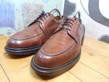 Allen Edmonds "Wilbert" Brown Leather Oxfords Men'1 11B Made in USA