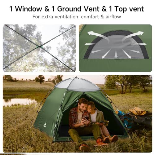 テント・タープ green stage Two Rooms Dome Tent 2 green stage Two Rooms Dome Tent 2 - テント・タープ