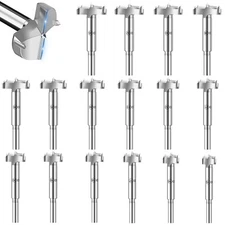 16x 15-35mm Forstner Woodworking Drill Bit Set Boring Hole Saw Cutter Wood Tools